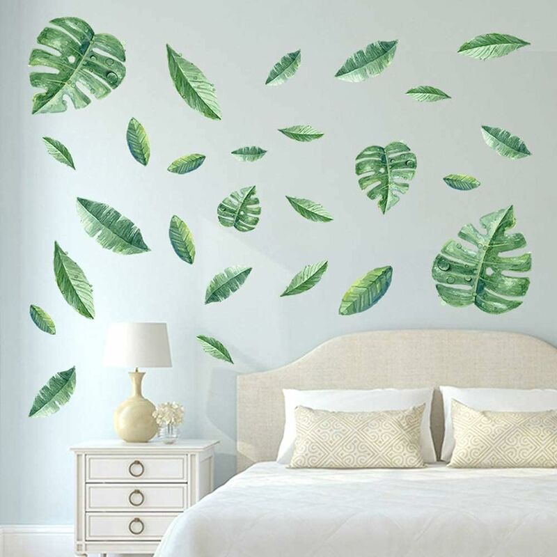 decalmile Stickers Muraux Cactus Vertes Autocollant Mural Chat avec Plantes  Décoration Murale Chambre à Coucher Salon Cuisine : : Bricolage