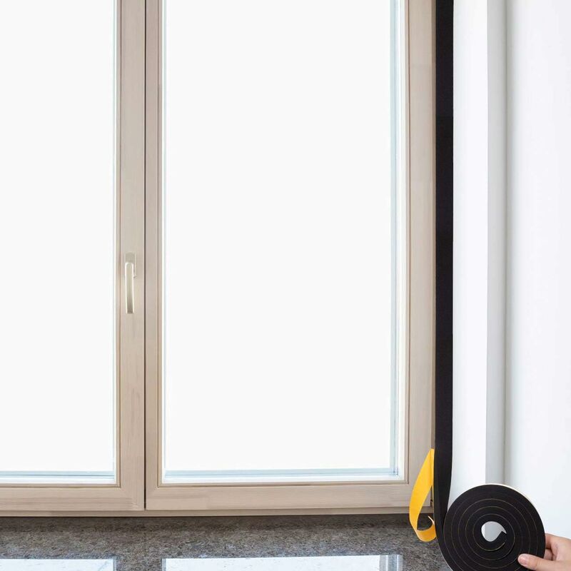 Fenêtre de porte en mousse bande Ruban adhésif Joint bruit Isolation  Rouleau B Excluder bande Frandmuke4701