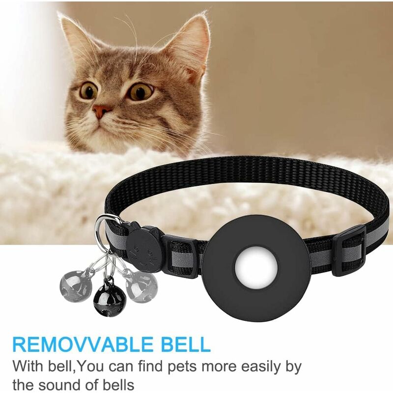Support Apple AirTag pour collier chat/chien - Brille dans le
