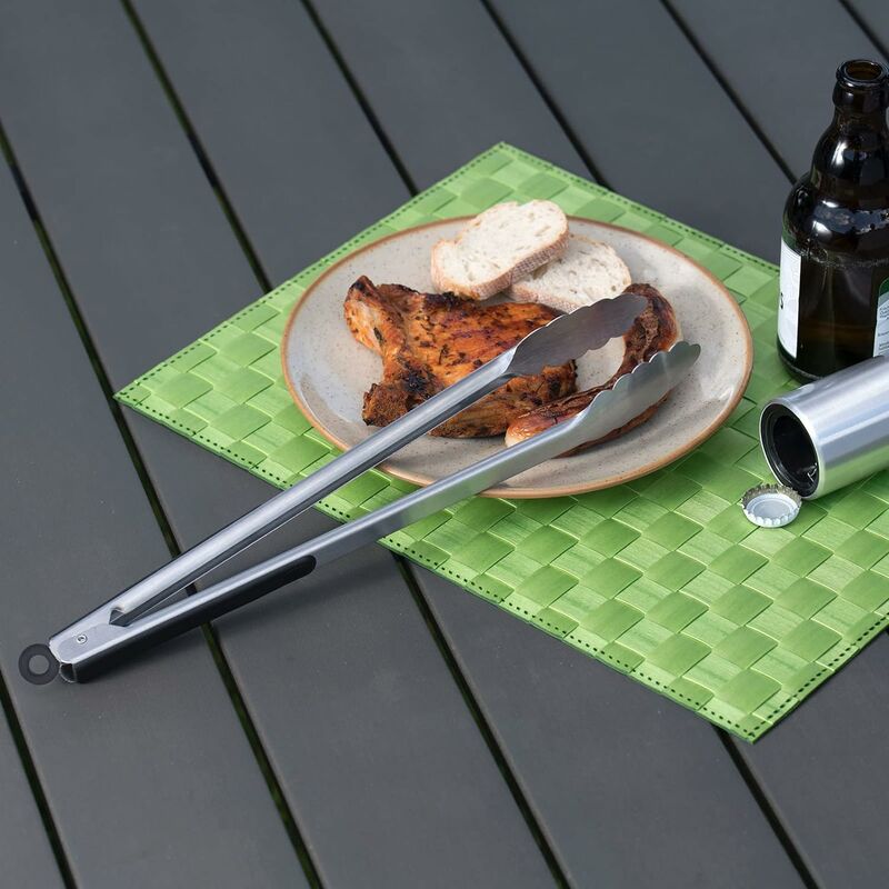 1 pc Antidérapant En Acier Inoxydable Barbecue Pinces Viande