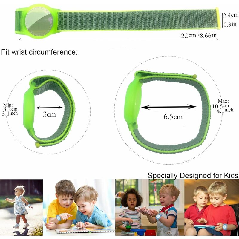 Lot de 2] Compatible avec les bracelets AirTag pour enfants