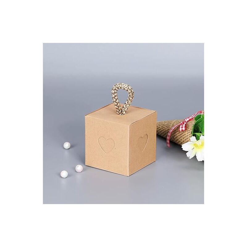 Emballage Cadeau Boite, 30 Pièces Boite Dragees Mariage, Boite Cadeau  Carton, Boîte Cadeau Vide,Mini Petite Boite Kraft Boite a Bonbon pour  Chocolat