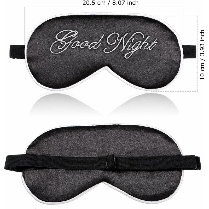 Nouveau masque de sommeil - Masque de nuit en modal pour femmes et hommes,  Masque sommeil bloquant la lumière, fait à la main, masque yeux à  couverture intégrale