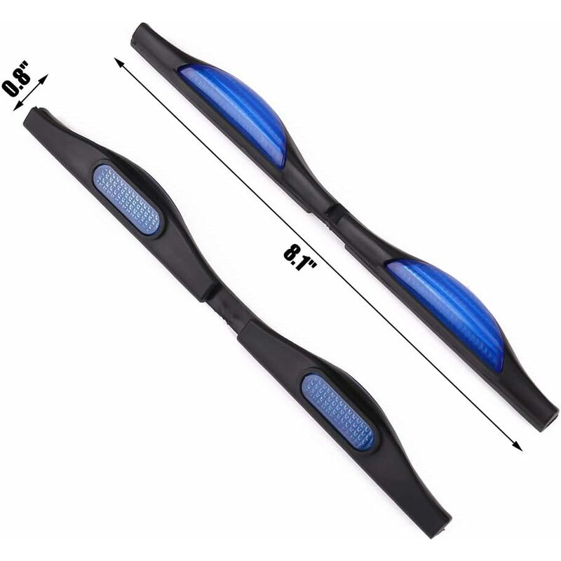 Protections Magnétiques De Bord De Portière Voiture - Bande Anti-Rayures Éponge Pour Porte, Camion, SUV - Noir/Blanc, 98 Cm