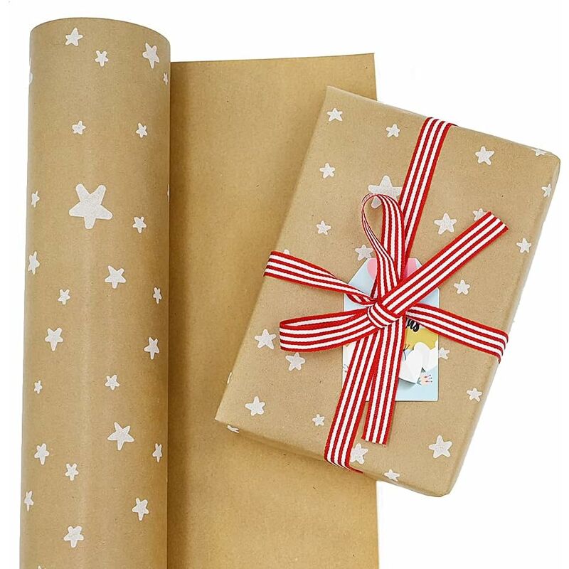 Papier cadeau 18 rouleaux 50 x 70 cm Rouleau cadeau papier de Noël Motif  bronzant Noël 18 rouleaux pour la fête de noël