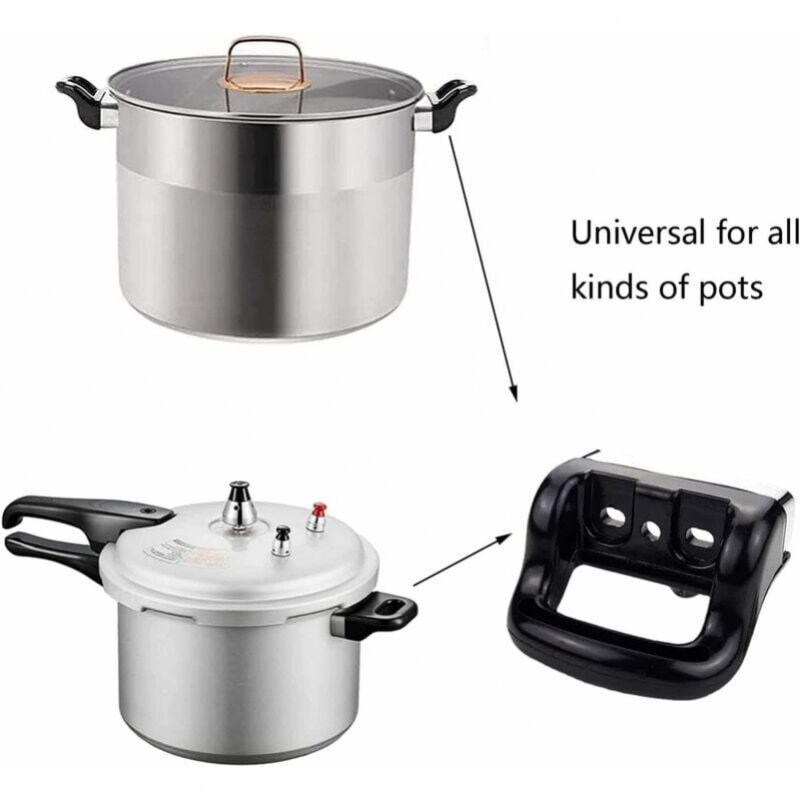 Lot De 5 Poignées Universelles Pour Couvercle De Casserole – En Acier Inoxydable 304 – Anti-brûlure Et Anti-rayures – Pour Couvercles En Verre Ou Métal