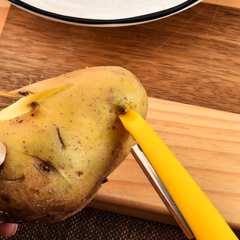Econome legumes Éplucheur de pommes de terre manuel à double