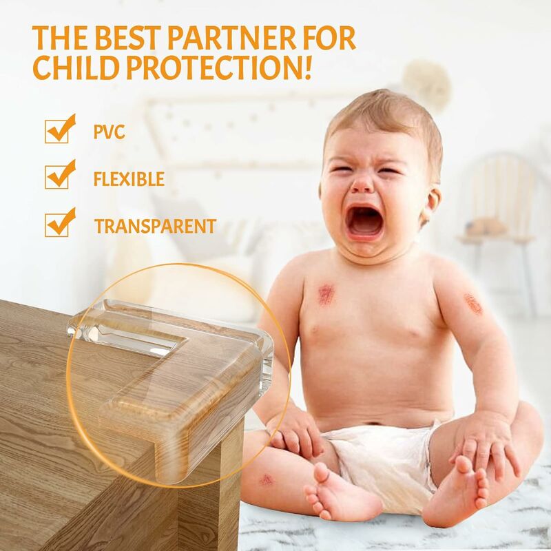 8x Protection de table d'angle pour enfants Protecteur de point de table  pour bébé /