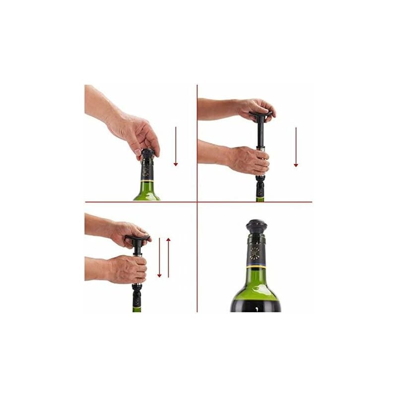 Pompe à vin Pompe à vide en acier inoxydable Wine Saver Utilisée pour la  conservation du