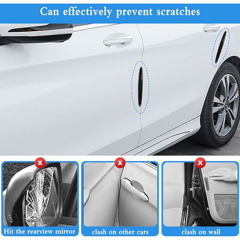 5M Protection Portiere Voiture, Car Edge Trim Seal Pad de Protecteur de  Bord de Porte de Voiture en forme de U, adapté aux voitures SUV MPV et à la  plupart des modèles (