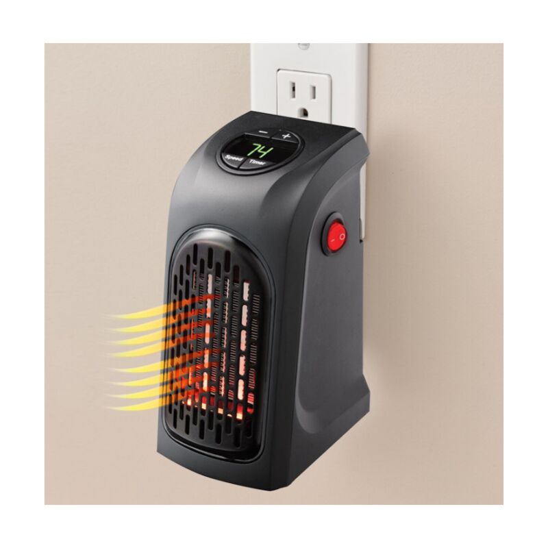 Chauffage d'appoint, Chauffage électrique intérieur portable 350w avec  thermostat, chauffage rapide Céramique Pièce Petit radiateur avec modes de  chauffagenoir