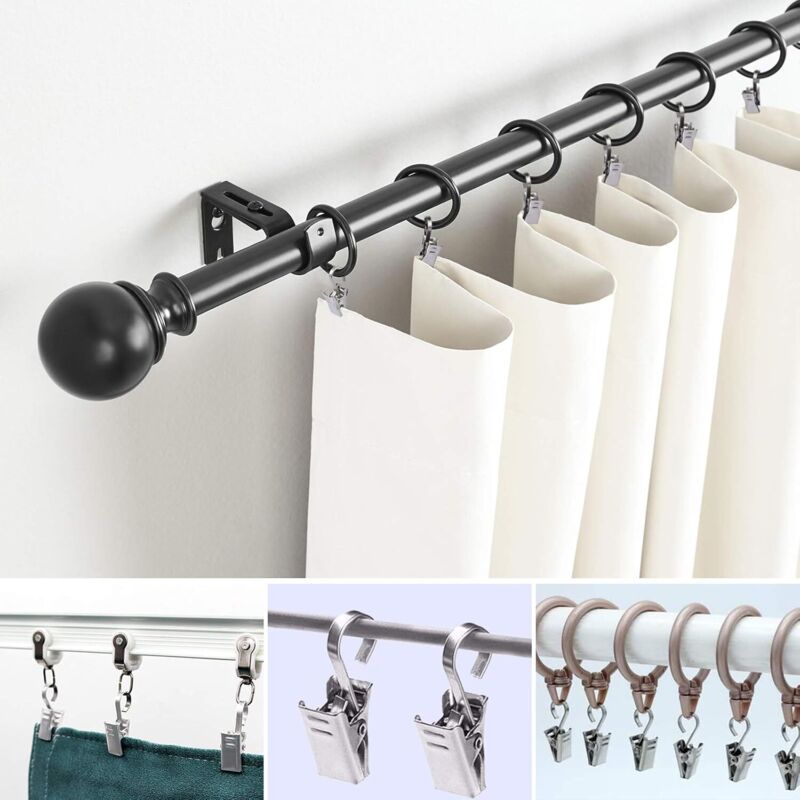 150 Pinces à Rideaux En Métal - Crochets Ajustables Pour Rideaux, Photos, Décorations - Acier Inoxydable