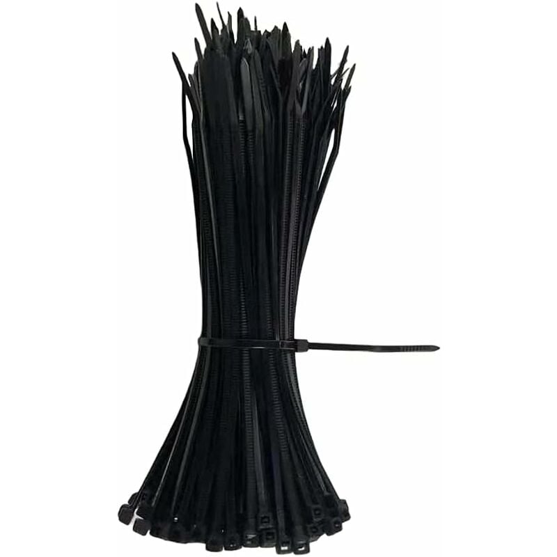 100 colliers de serrage en nylon Diall 4,8 x 250 mm noir