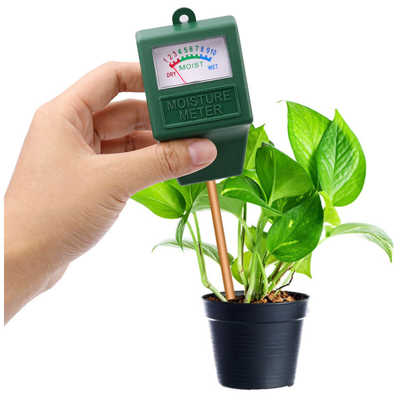 Humidimètre de sol, moniteur d'eau de plante 3 en 1, capteur d'hygromètre  de sol pour le jardinage, l'agriculture, les plantes d'intérieur et  d'extérieur, aucune pile requise 