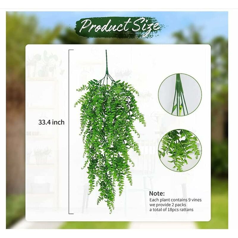 Plante tombante Artificielle Ali H90cm - ATMOSPHERA 