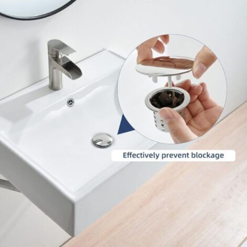 Bouchon D’évacuation En Silicone Pour Douche Et évier - Filtre à Cheveux, Bleu, Diamètre 13 Cm | Anti-bouchage Facile à Nettoyer | Adaptable à La Plupart Des Siphons
