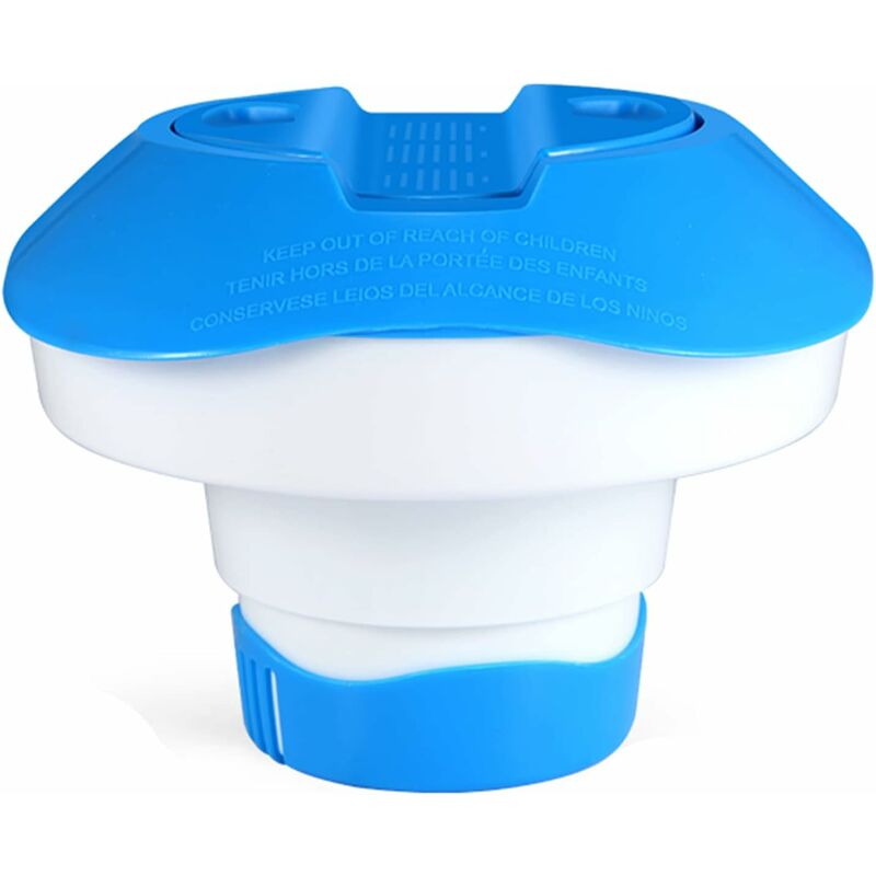 Gre DCT20 - Doseur flottant avec thermomètre pour piscines, pour