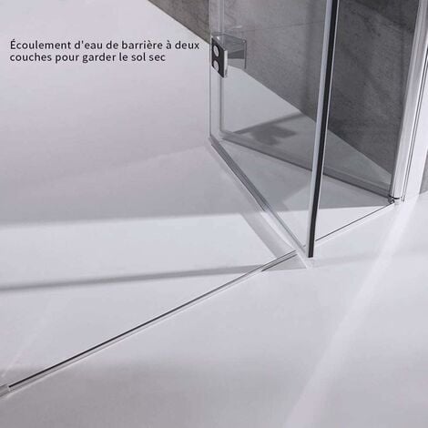 HNNHOME - Joint de porte de douche pour paroi en verre de 4 à 6 mm - De  forme droite ou incurvée, jusqu'à 28 mm d'écart : : Bricolage