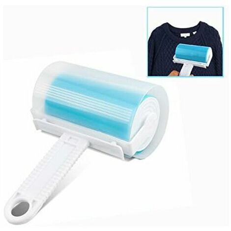 Rouleau Anti-Peluches Jiehu - 14 Rouleaux De 90 Feuilles - Adhésif Pour Vêtements Et Meubles