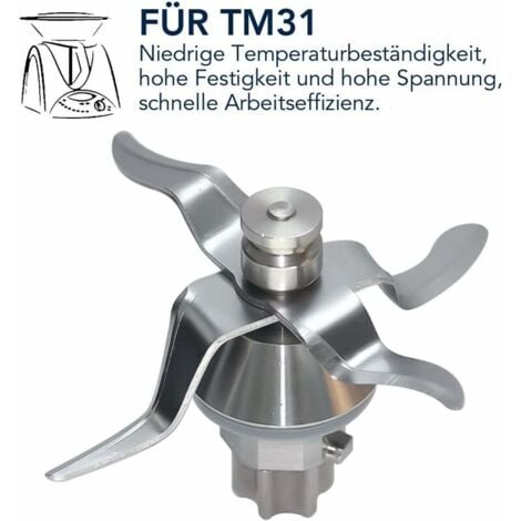 tm31 blender pièces accessoires de mélangeur de nourriture pour vorwerk  thermomix bimby tm31 420 en acier inoxydable de cuisine fouet couteau  mélangeur lame