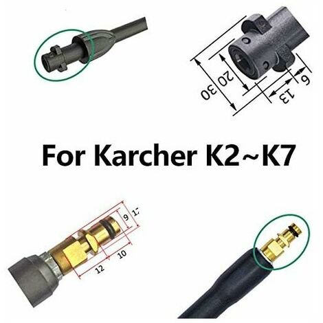 Pistolet de lavage de voiture pour Karcher, nettoyeur haute pression, jet  et turbo Spray Lance Wand Books, série K, remplacement