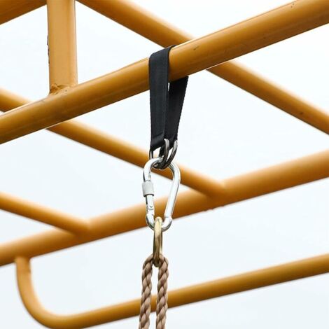Balançoire De Sport Suspendue – Porte, Nylon Solide, 300 Lbs, Rouge – Confidentielle – Pour Débutants Et Couples