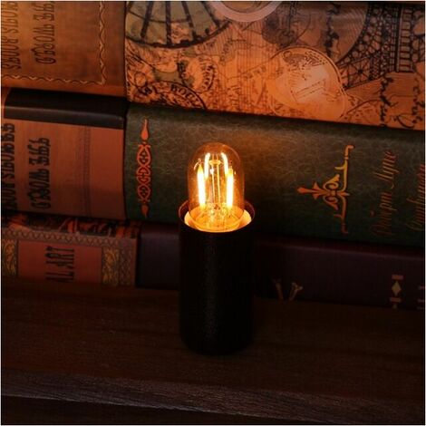 Ampoule led E14 1w, phe T22 Veilleuse Tubulaire Vintage Amber Glow