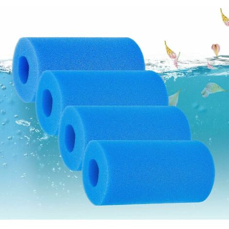 Premier - Cartouche d'éponge de mousse de filtre de piscine pour la pompe  de filtre d'Intex réutilisable et lavable