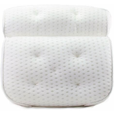Fdit Appui-tête De Baignoire Oreiller De Bain Confortable 4D Mesh Tissu