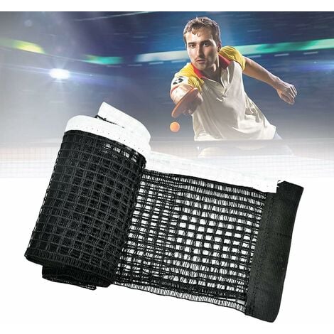 2 PCS Filet de Tennis de Trétractable Filet de Ping-Pong Ajustable en  Polyester Net de