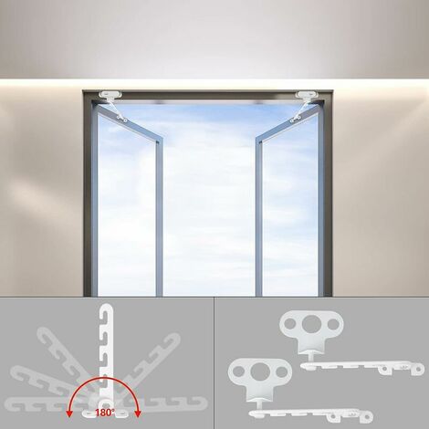 2Pièces Entrebâilleur de Fenêtre à Battant - Restricteurs Fenêtre -  Crochets entrebâilleurs de fenêtre - Verrou de Fenêtre - Protection contre  les