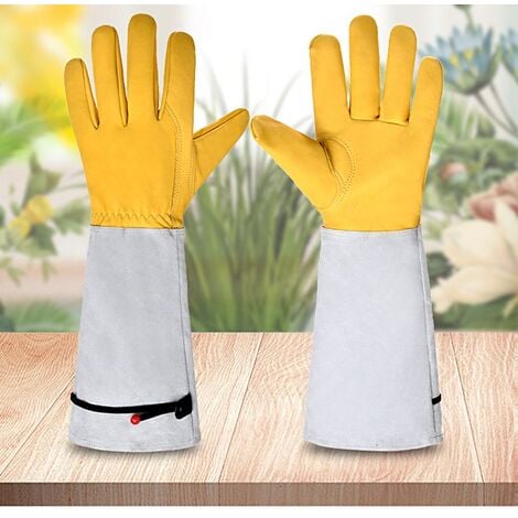 Gants de jardinage longs pour femme, gants de travail de jardin résistants  aux épines, gants de travail à manches longues, pour protéger vos bras