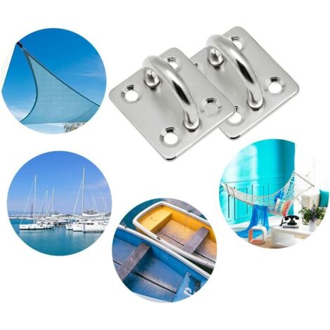 20 Boucles De Pont En Inox 304 Pour Kayak/canoë - Forme Courbée, Diamètre 5 Mm - Avec 40 Vis De Fixation