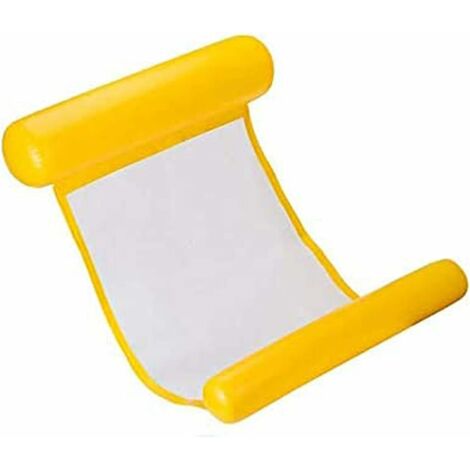 Chaise Longue Gonflable Pour Piscine - Hamac Flottant Adulte - Support Jusqu'à 113 Kg - PVC Durable Avec Mesh