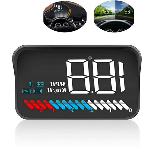 Affichage T Te Haute Hud Universel Pour Voiture Interface Obd Ii Gps