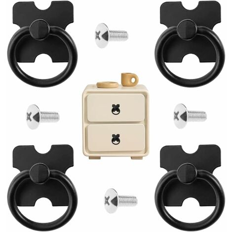 Poignee Tiroir 12 Pièces Poignées De Tiroir Boutons Anneau De Goutte