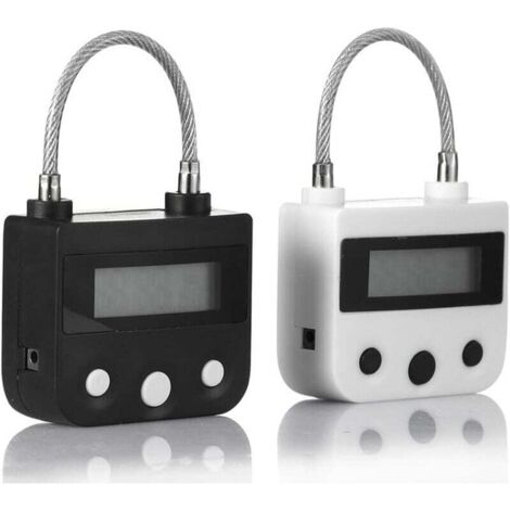 Verrouillage Temporaire Intelligent USB - Minuterie Électronique Voyage Noir Yoiimiya