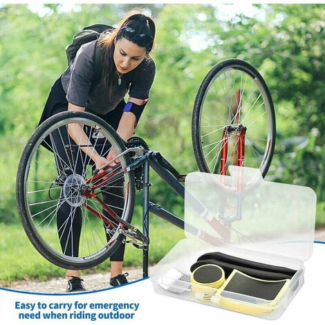 Petit kit de réparation pour pneu de vélo,mèche,rustine,colle