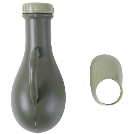 EXCEART 1 bouteille d'urine en acier inoxydable pour homme avec couvercle à  vis phosphorescent, anti-déversement, urinoir portable pour voiture