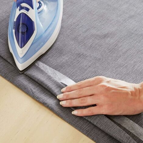 Ruban Thermocollant Pour Ourlets 2.5 Cm X 64 M - Bande Adhésive à Repasser Pour Rideaux, Pantalons Et Tissus - Blanc, Sans Couture