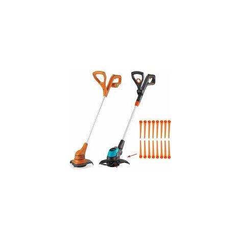Lot De 60 Lames En Plastique 14 Cm Pour Débroussailleuse - Compatible Gardena (diamètre Trou 5 Mm)