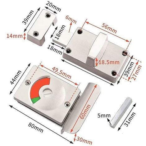 Verrou Auto Inox Avec Voyant | C2M Avignon