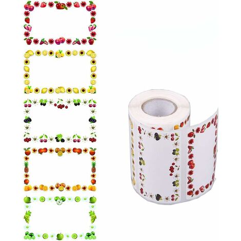 Hybsk Lot de 500 étiquettes autocollantes rondes en papier kraft de 3,8 cm  pour travaux manuels, cadeaux de mariage (3,8 cm)