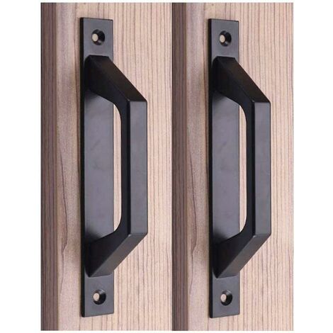 Grande poignée de porte, acier inoxydable ， or, bronze, bronze rouge, noir  ， for porte en verre poignées de porte coulissante en bois ， design carré