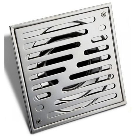 Siphon De Sol Rond En Acier Inoxydable, Grille De Goutte, Filtre Anti-Encrassement, Outils De Maison Pour Balcon,Siphon De Sol Pour Toit,(ø83 Mm) | Leroy Merlin