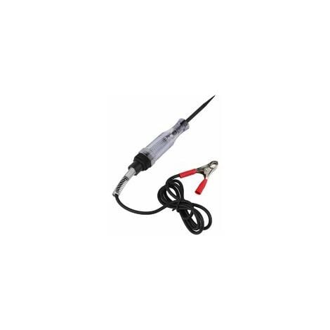 rouge-Stylo Testeur de Tension, Stylo de Test Électrique ​6V 24V Testeur de Circuit Stylo de Test Électrique Tension éLectrique Stylo Test ÉLectrique Automatique Courant Continu Tournevis Machines