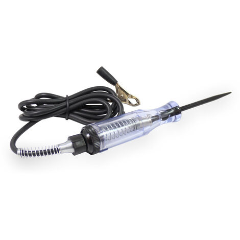 noir-Stylo Testeur de Tension, Stylo de Test Électrique ​6V 24V Testeur de Circuit Stylo de Test Électrique Tension éLectrique Stylo Test ÉLectrique Automatique Courant Continu Tournevis Machines