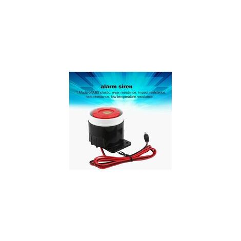 DC Piezo Électronique Buzzer Alarme Sirène Sécurité Corne 12V DC Électronique Buzzer Alarme Sirène Sécurité Sirène 120 DB Sirène