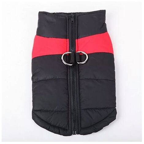 1pc Gilet imperméable en coton pour chien, gilet pour animal de compagnie, manteau pour chien automne et hiver, manteau pour chien automne et hiver petits et moyens chiens, manteau chaud pour chien (M