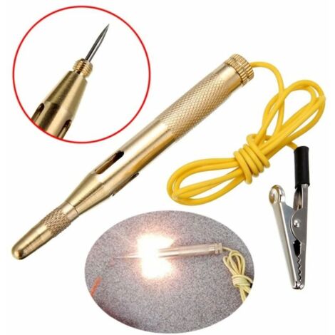 Stylo Testeur Tension 12V Auto EBTOOLS - Lampe De Test Pour Circuits Électriques Voiture